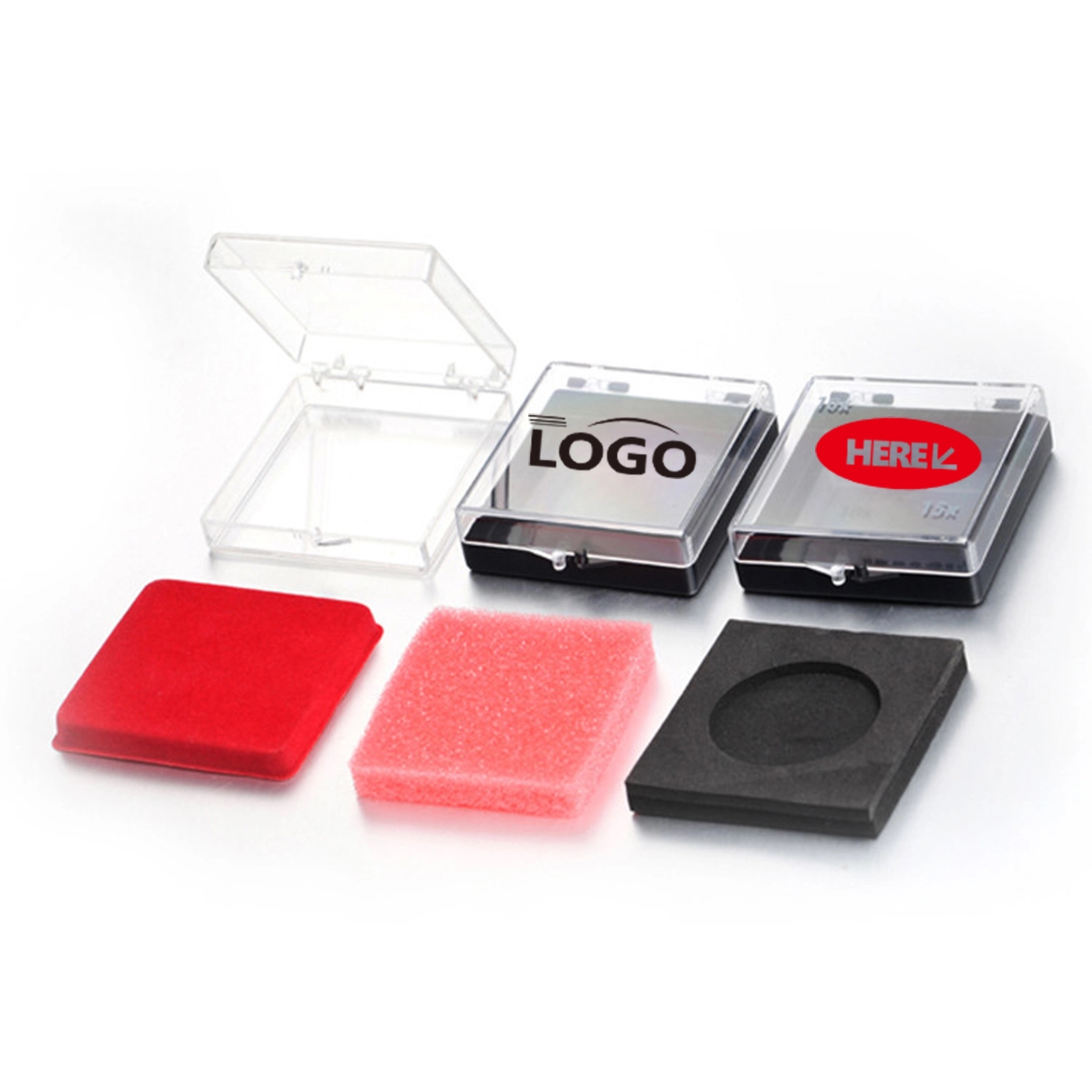 Plastic Pin Box EVA With Felt Cover 3