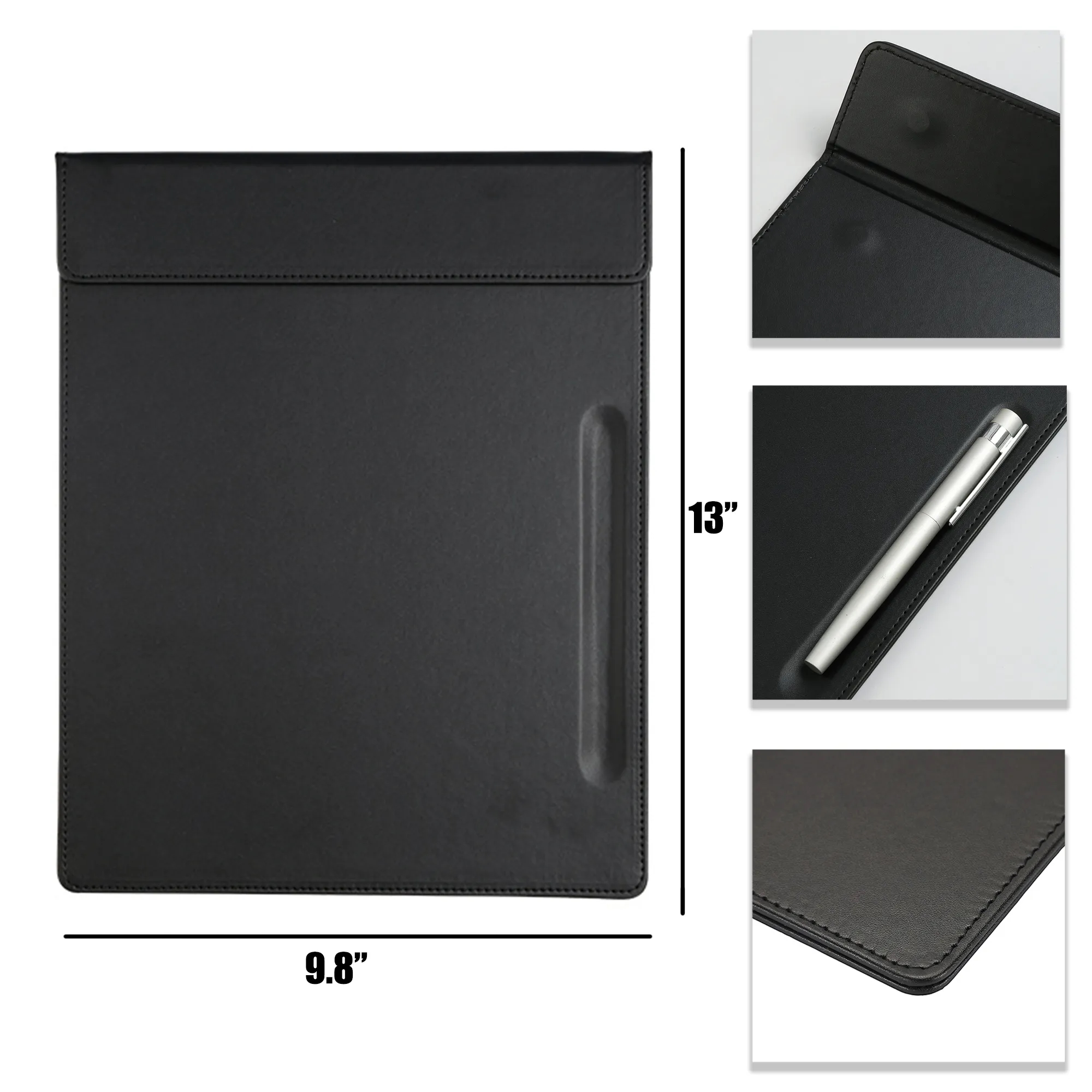Magnetic Clipboard Leather Writing Folder 3