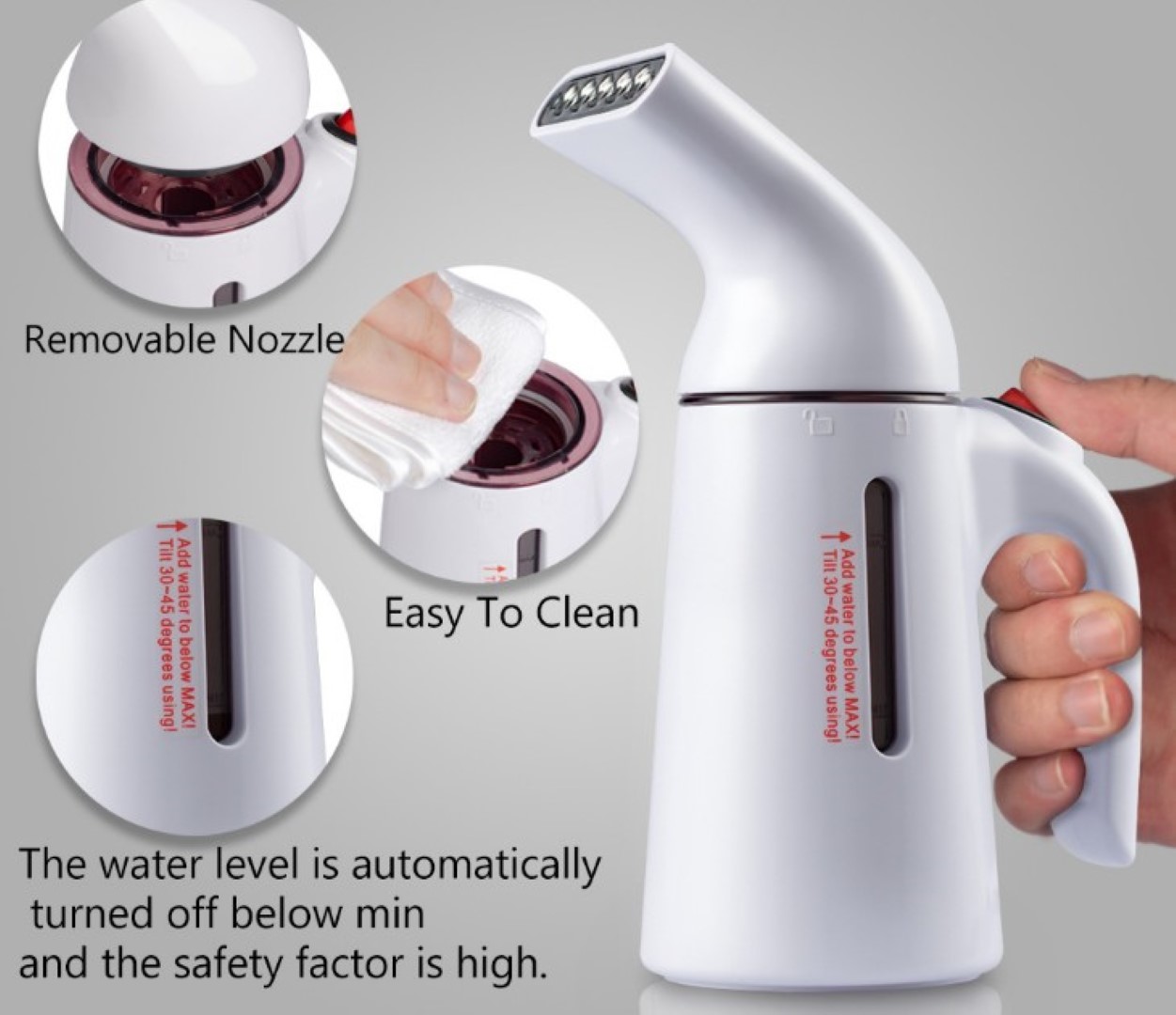 Portable Handheld Steamer For Clothes 2