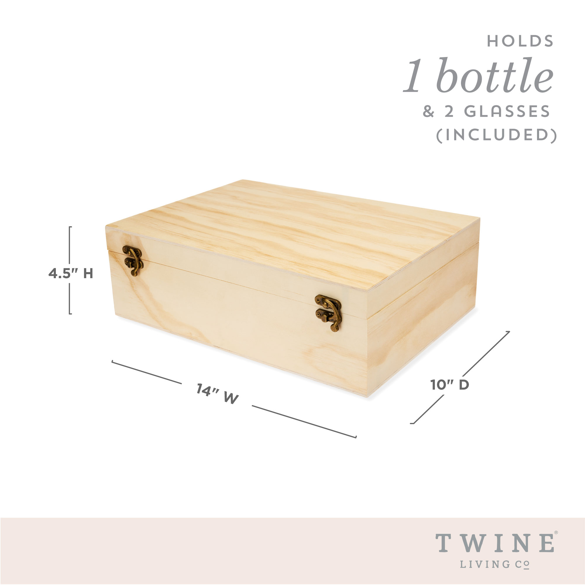 Twine Living® Celebrate Champagne Box and Flute Set 11