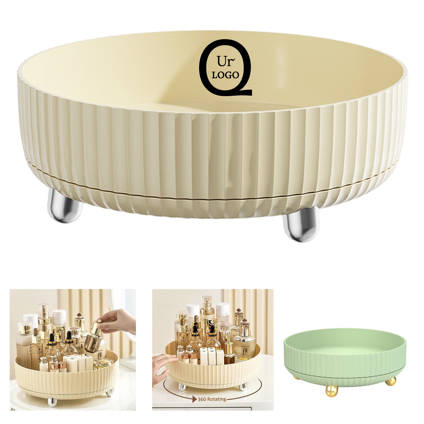 360 Rotating Makeup Perfume Organizer
