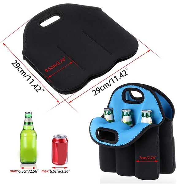 6 pack beer water can carrier tote 4