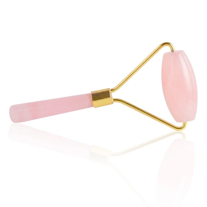 Face Roller, Facial Massage , Natural Rose Quartz Mass 4