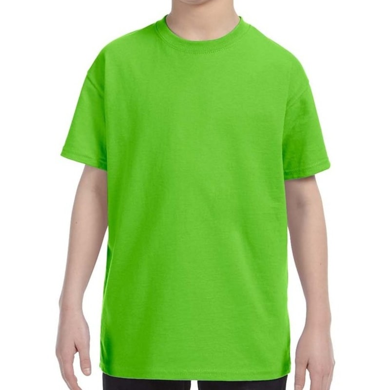 Custom Embroidered Youth Basic Cotton T-Shirts 34