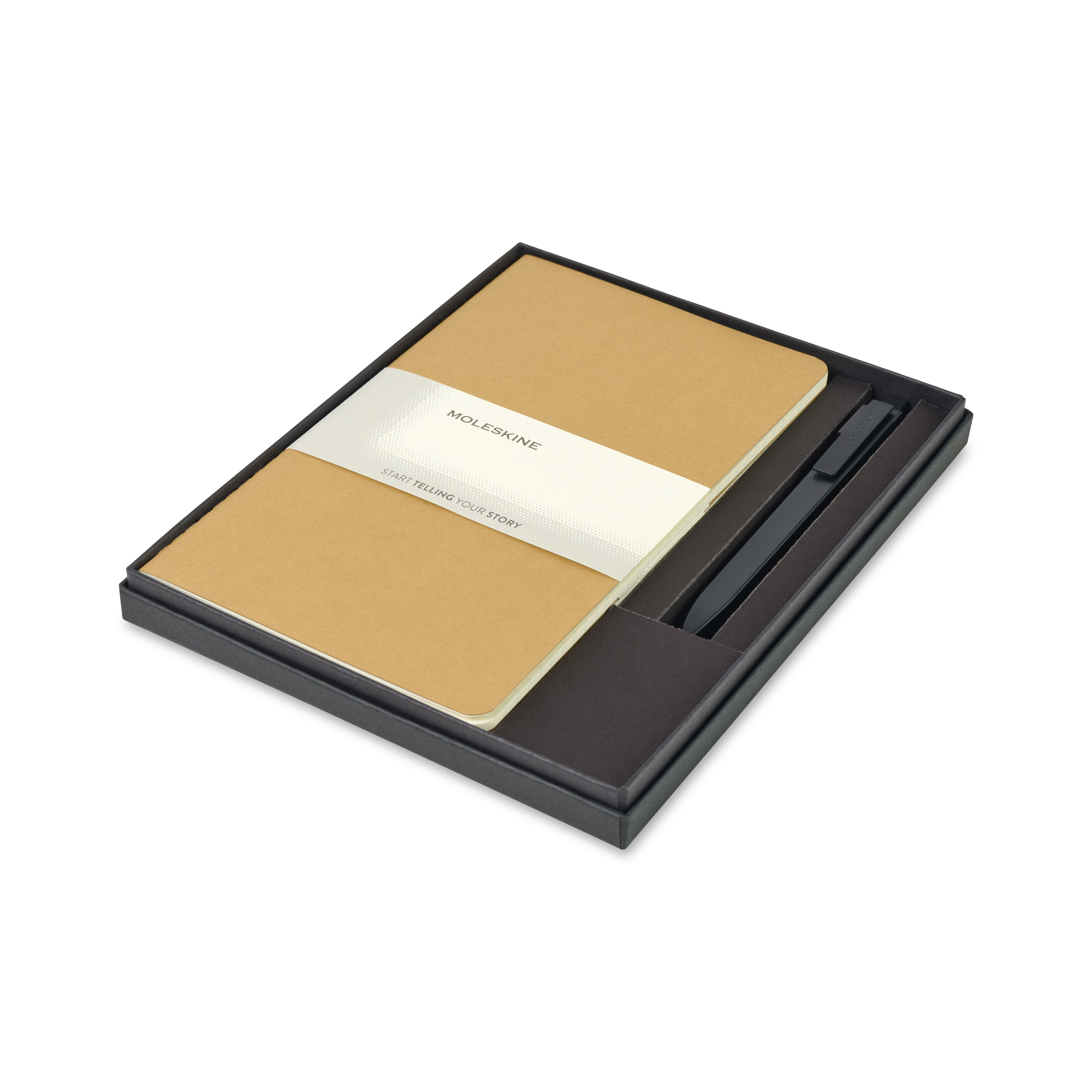 Moleskine® Large Cahier and GO Pen Gift Set 2