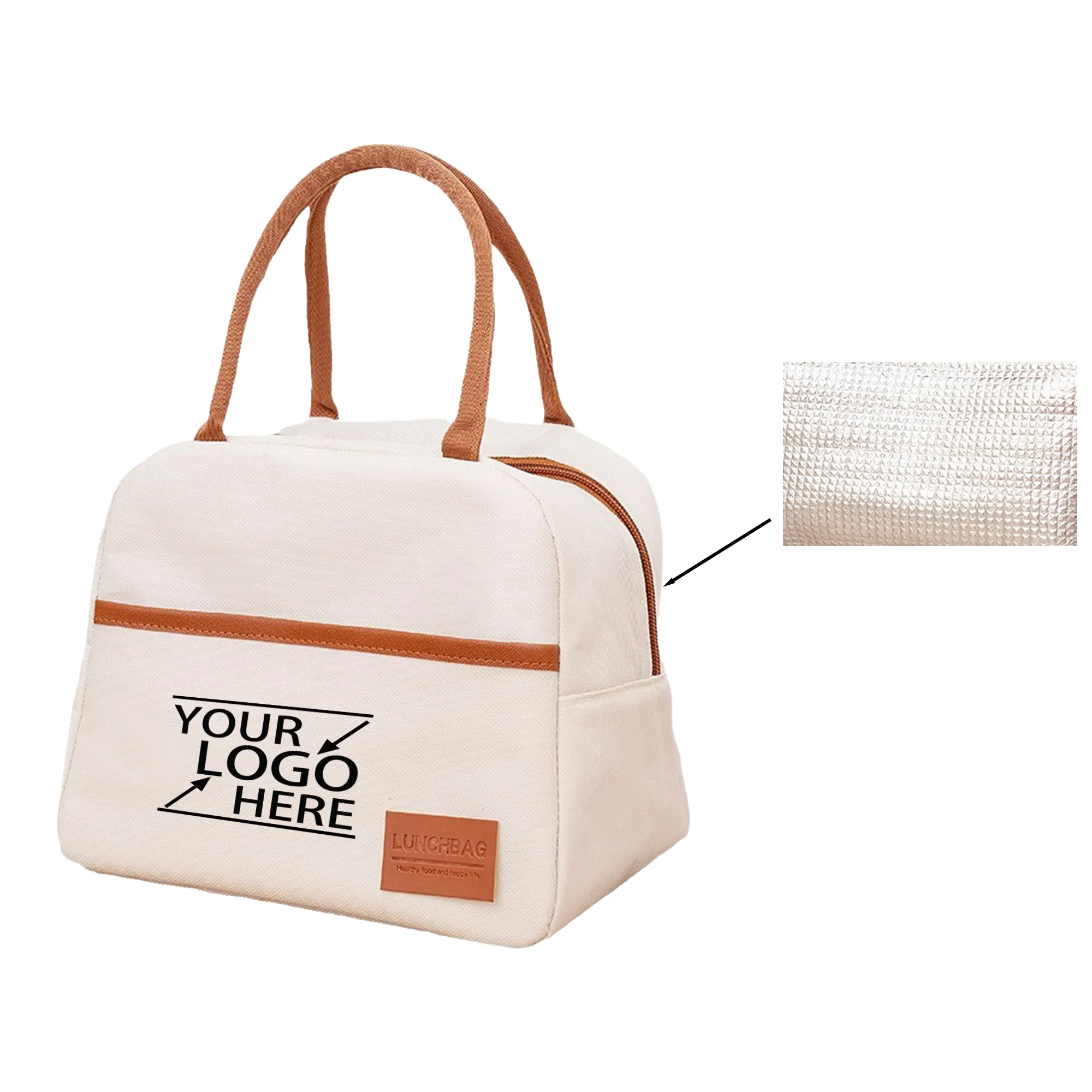 Oxford Cloth Insulated Tote Bag