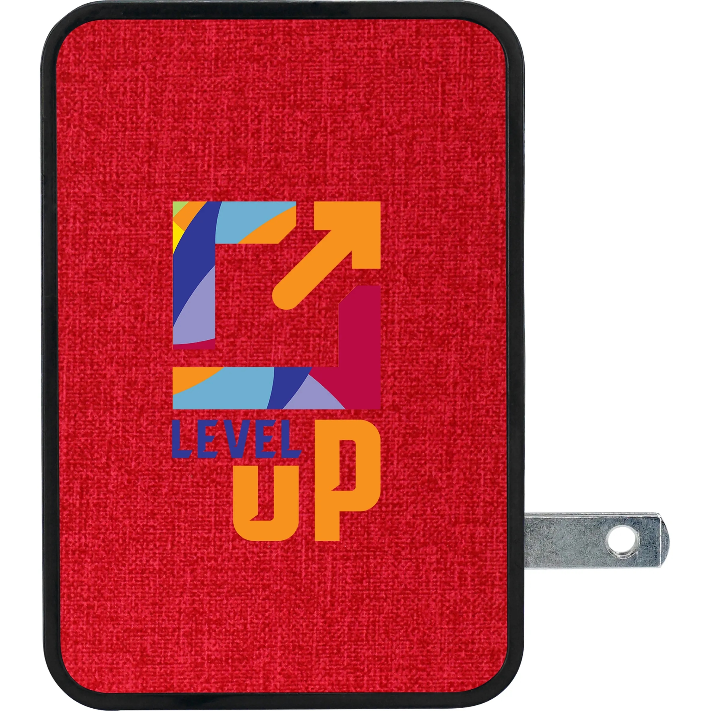 UL 4 PORT HEATHERED USB FOLDING WALL CHARGER 5