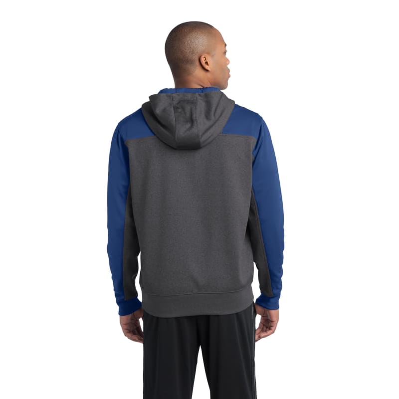 Sport-Tek Tech Fleece Colorblock 1/4-Zip Hooded Sweatshirt. 13