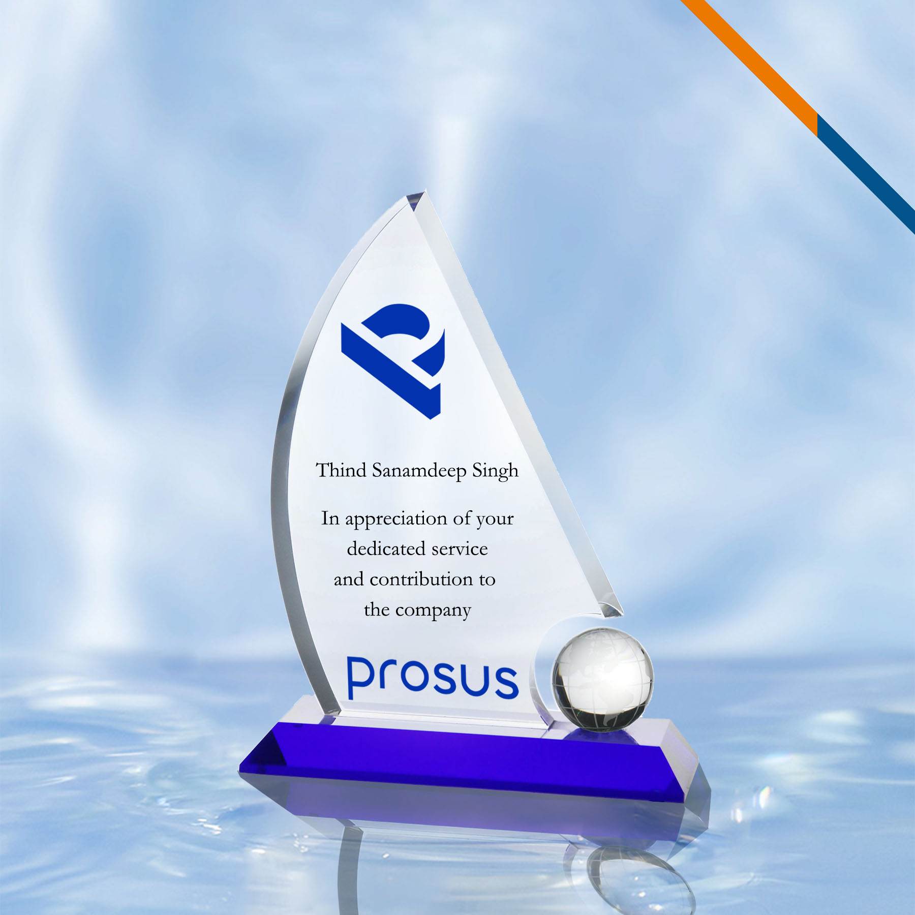 Gemiy Sailing Crystal Award 2