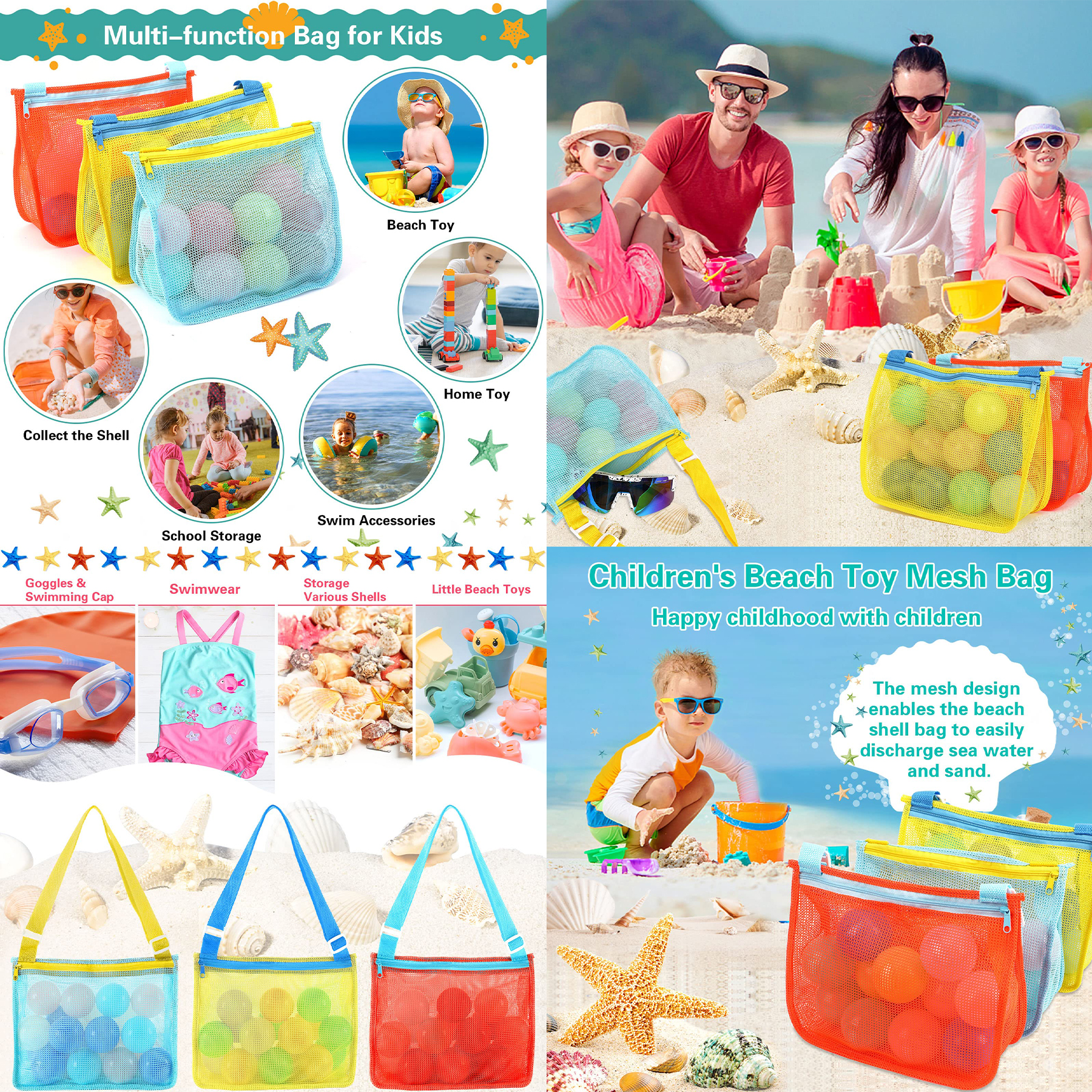 Mesh Beach Toys Bag 2