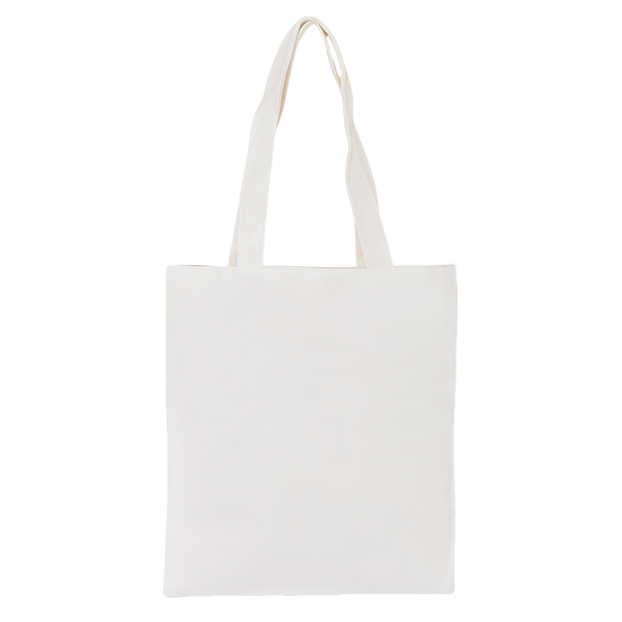 White Canvas Tote Bag Reusable Eco-Friendly Shopping Bag Large Durable Carry All Handbag 3