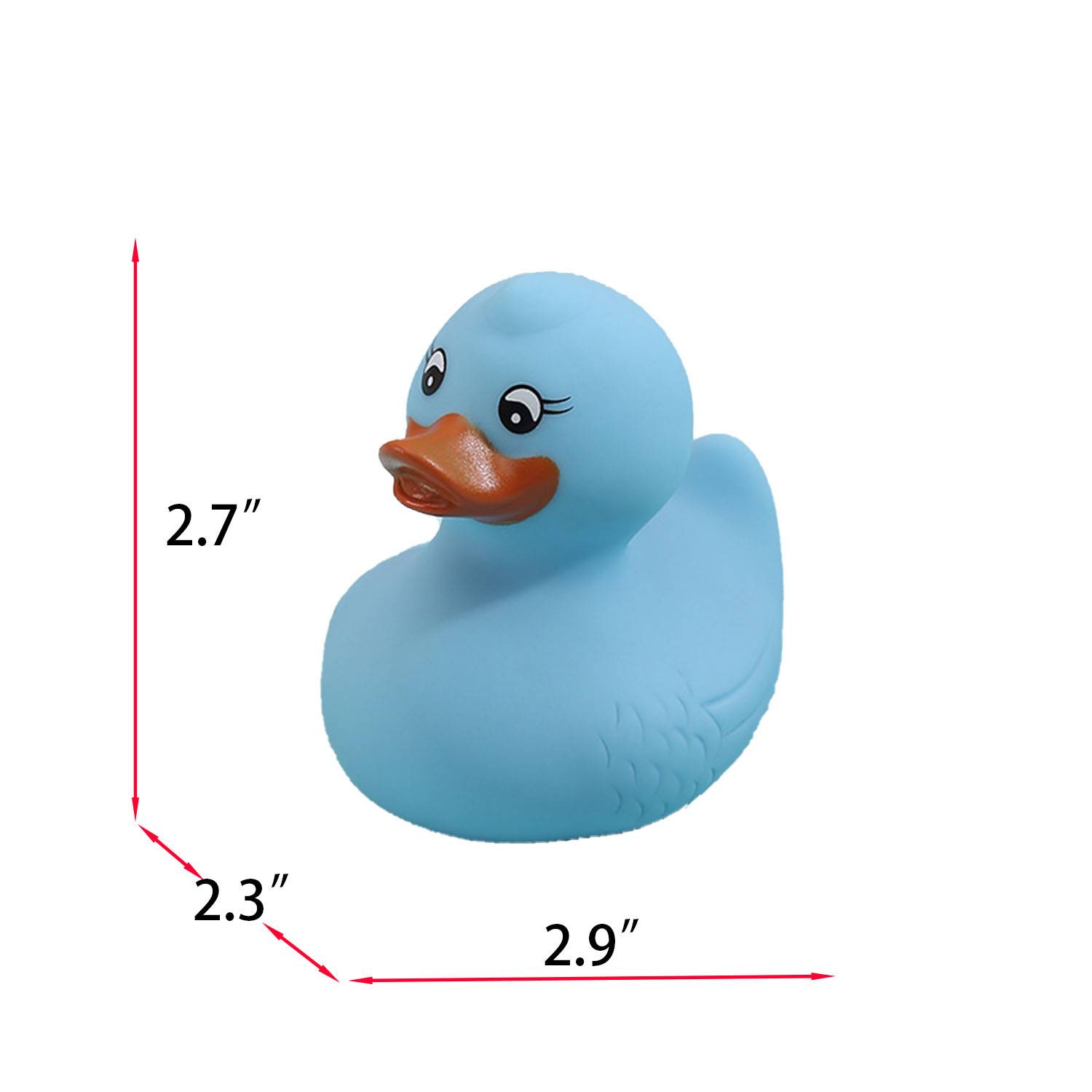 Mini Squeezable Rubber Duck Baby Bath Toy 9