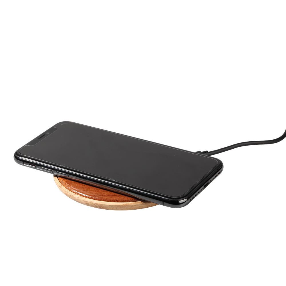 Hebron Walnut Eco-Friendly Wireless Charger 9