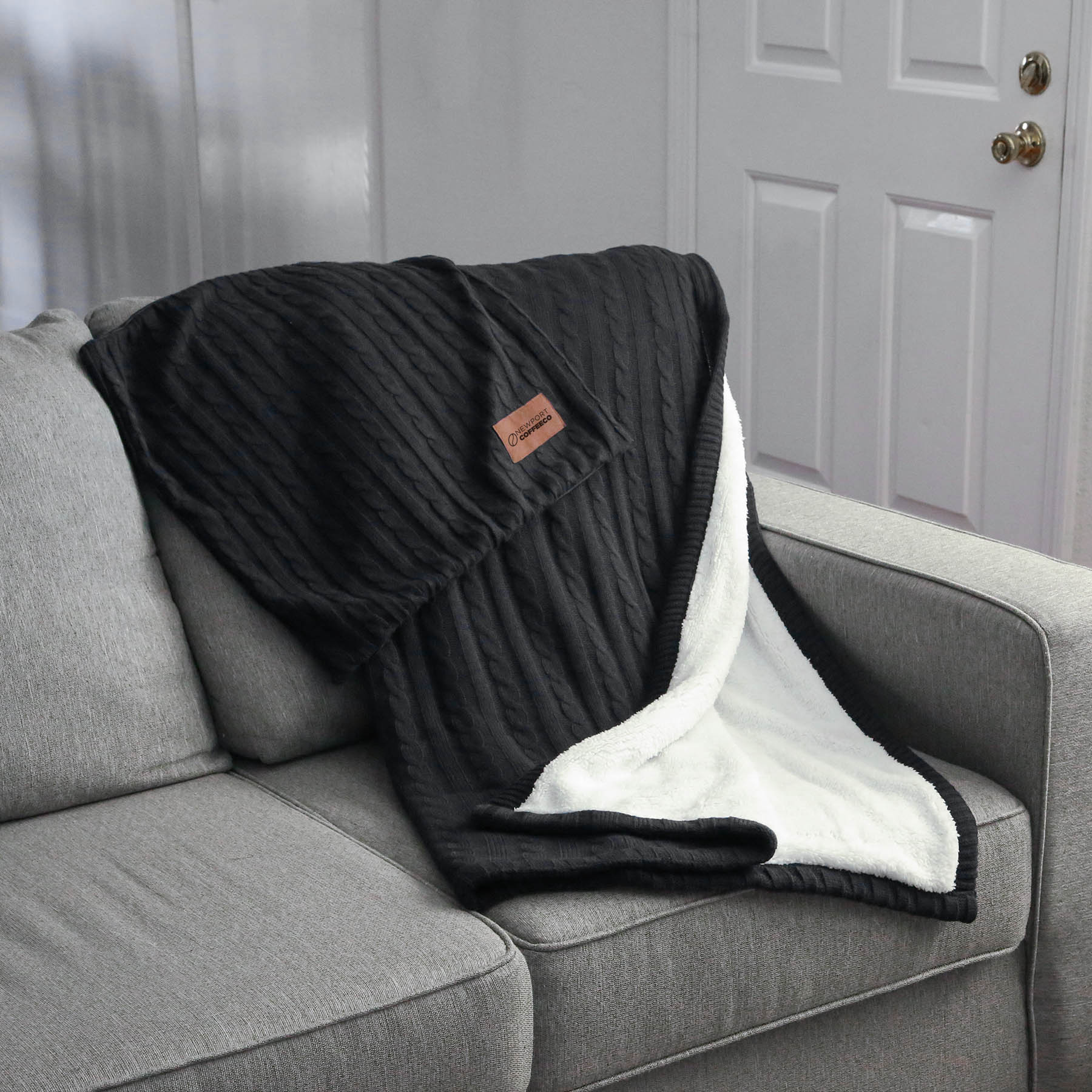 Sweater Weather Sherpa Blanket W/ Pillowcase 2