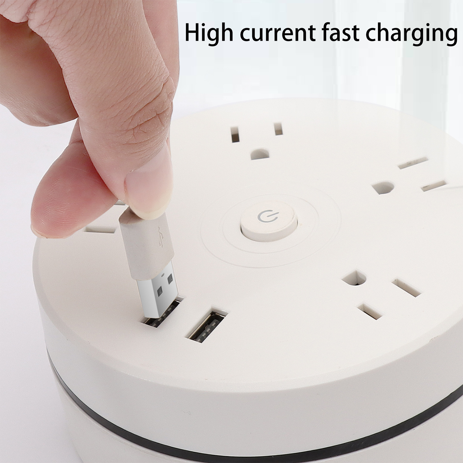 USB Port Electrical Outlet Extension USA Power Strip 12