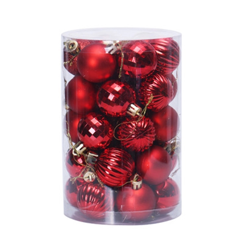 34Pcs Christmas balls set 4cm ornaments tree decor 25