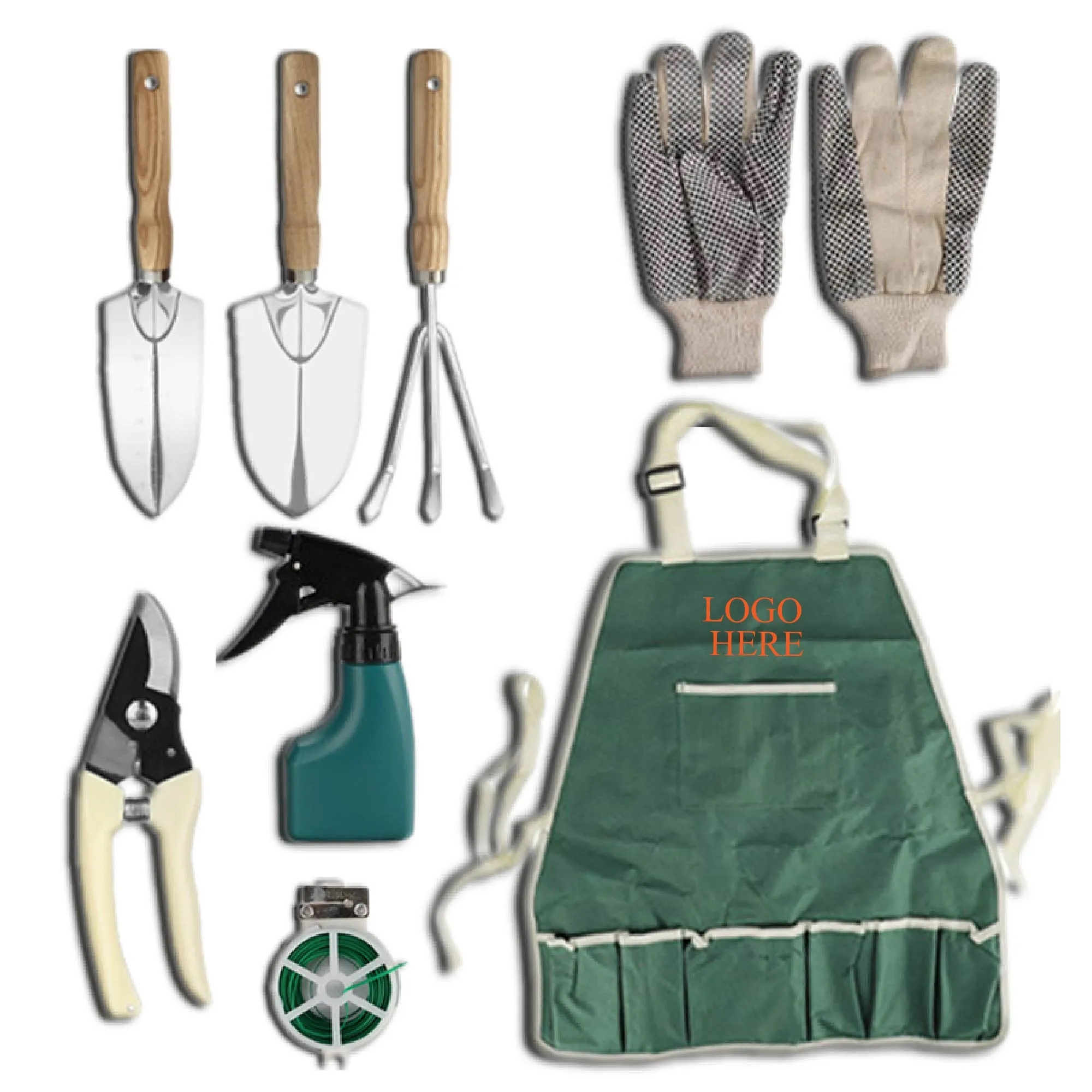 8-Piece Garden Apron Set 1