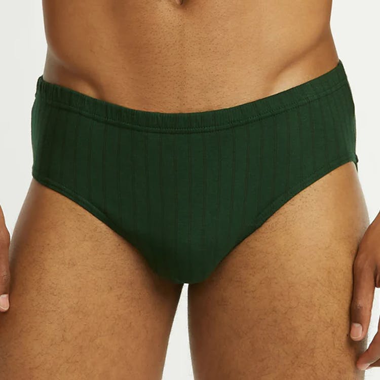 Men's Bikini Briefs - Large Assorted Stripes 3 Pack 2