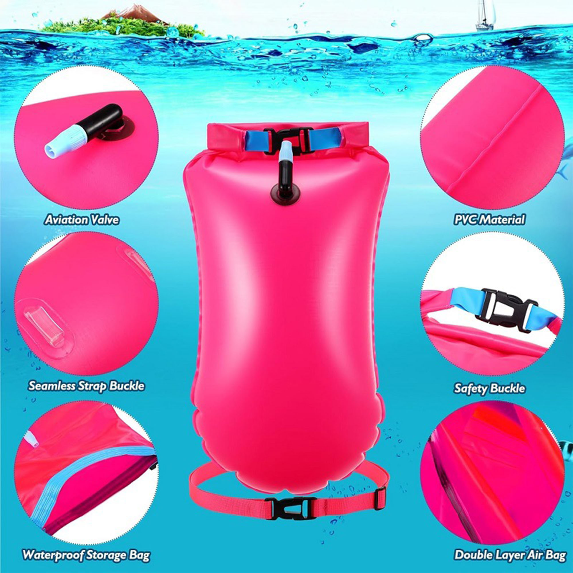 Storage Type Swimming Float Airbag 5