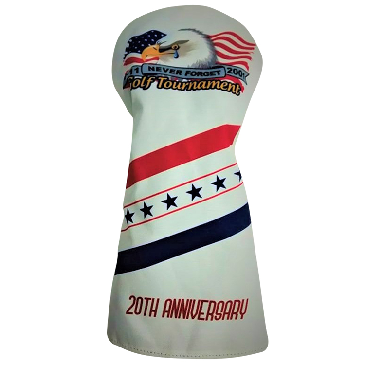 Sublimated Vintage Golf Driver Cover 2