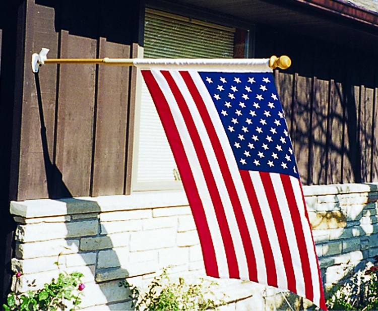 U.S. Printed Banner Flag - 2'6" x 4' - Polyester 1