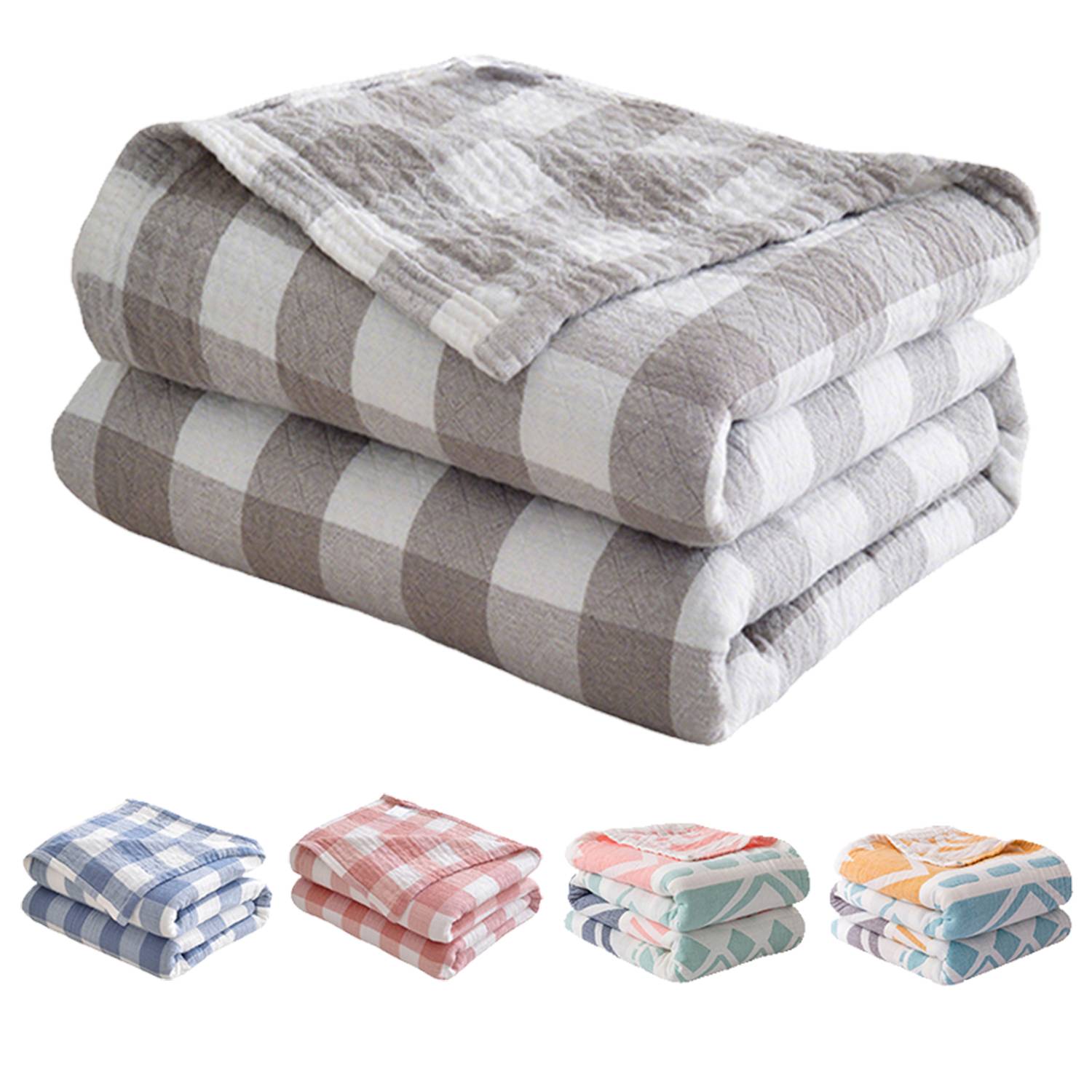 Breathable Skin-Friendly Soft Cotton Blanket 7