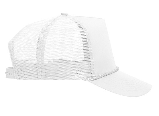 OTTO CAP® 5 Panel Mid Profile Mesh Back Trucker Hat 4