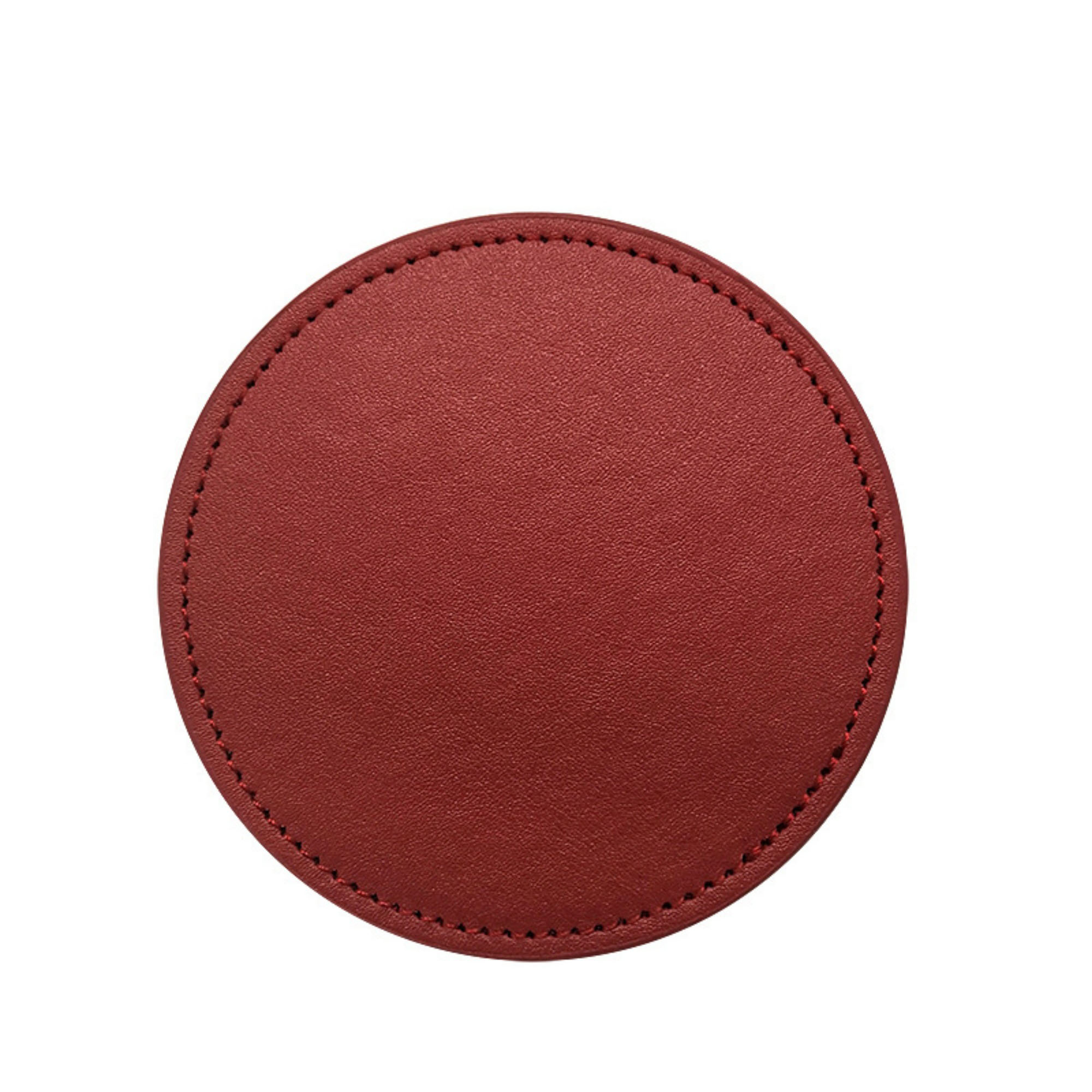 4" PU Leather Round Coaster 5