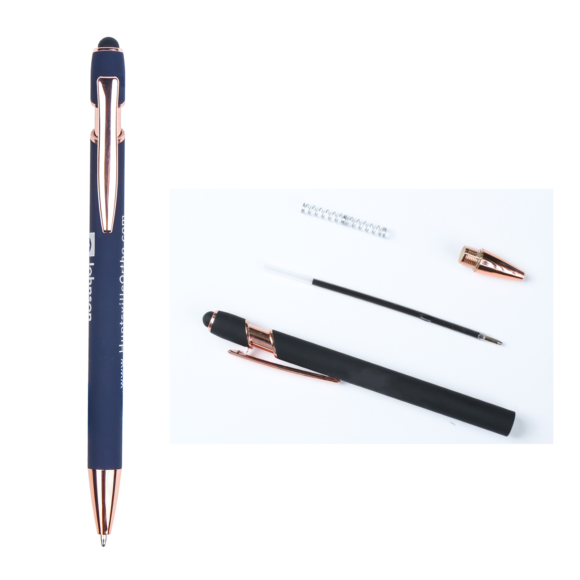 Rose Gold Dual-Tip Stylus Pen 3