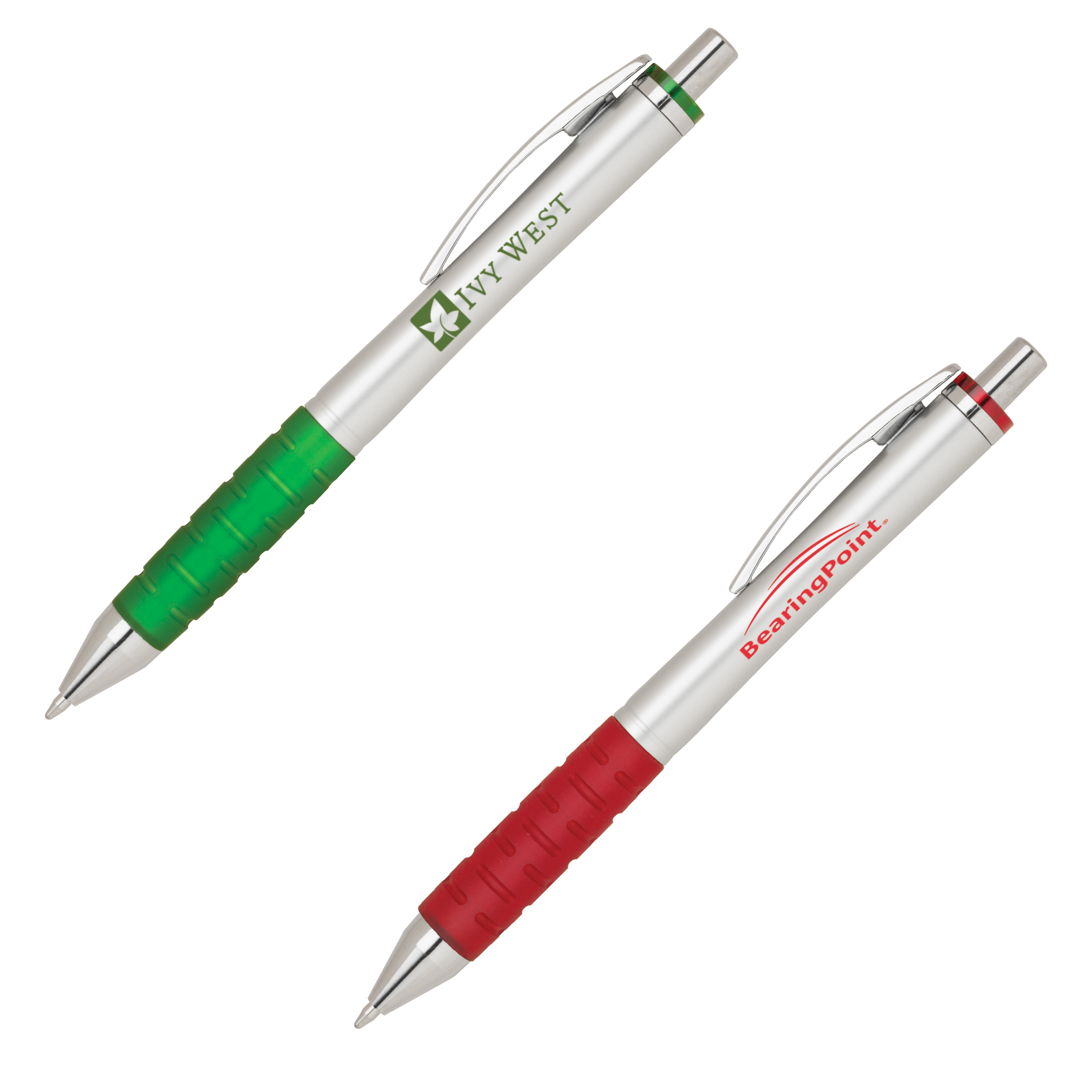 Plantagenet-1724 Promotional Silver Barrel Pens 1