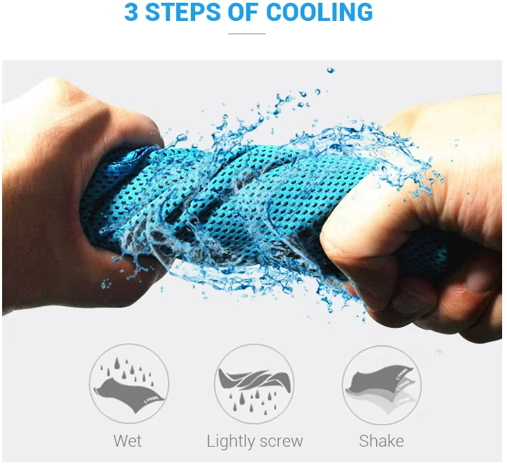 Super Dry Cooling Towel With Silicone Case 3