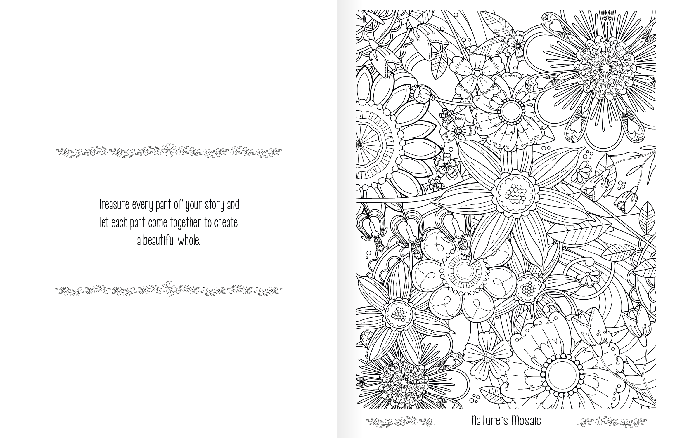 Good Value™ Floral Bliss Adult Coloring Book 18