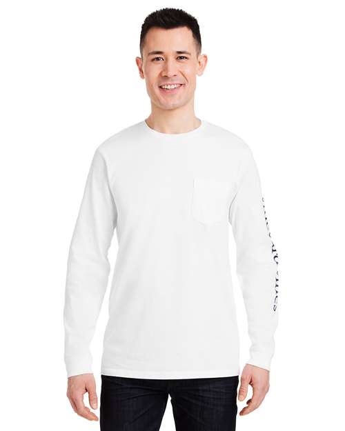 Unisex Long Sleeve Pocket T-Shirt - V021214 15