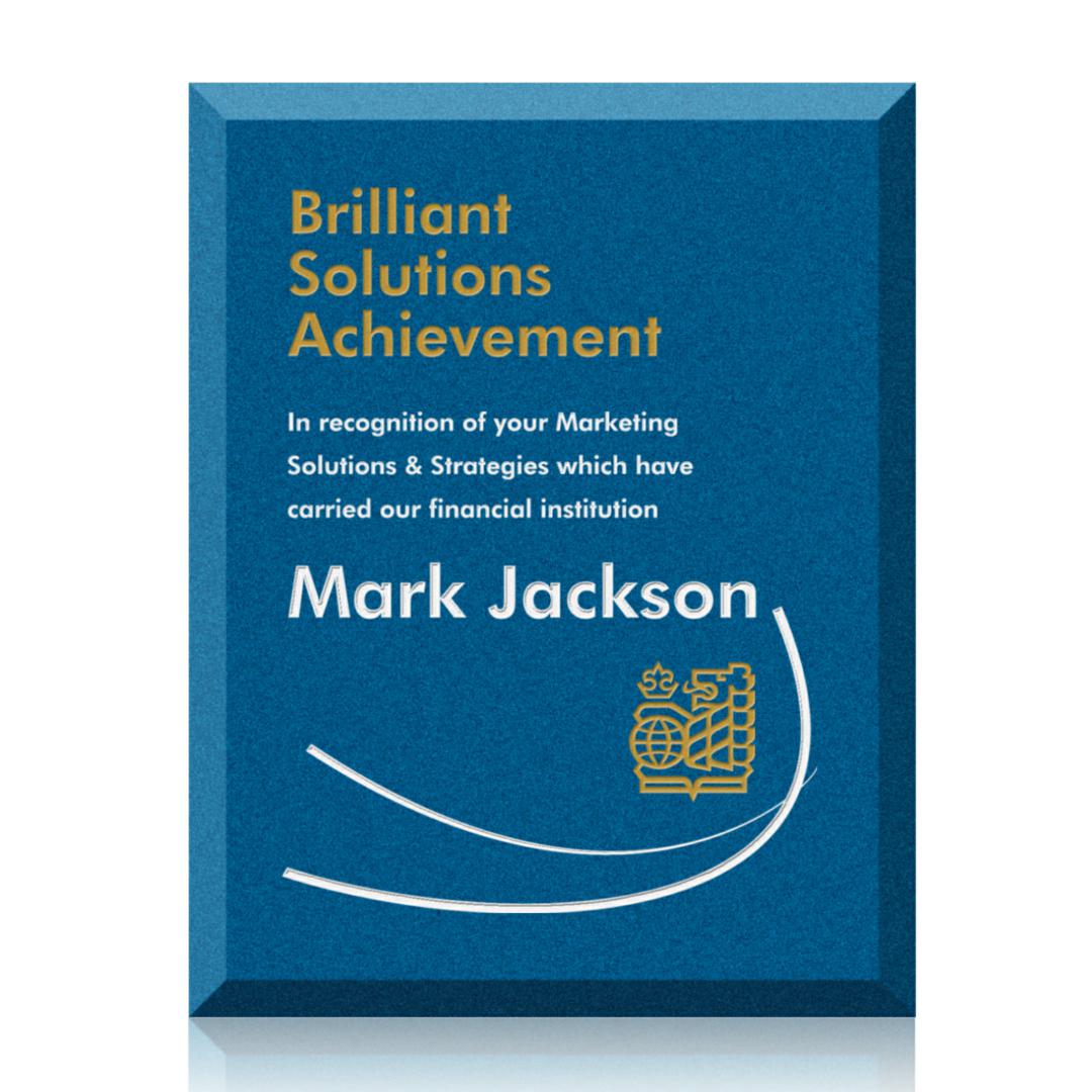 Rollinson Plaque - Blue 3