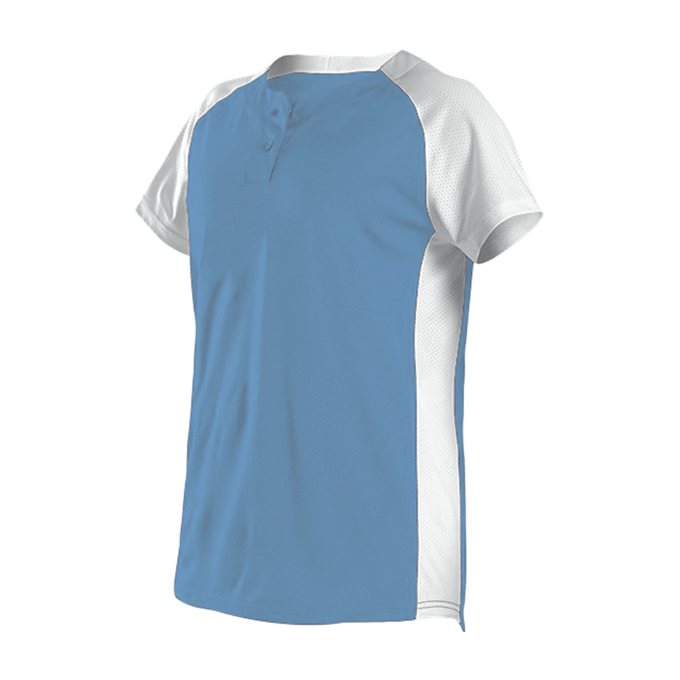 Womens Two Button Fastpitch Jersey 3