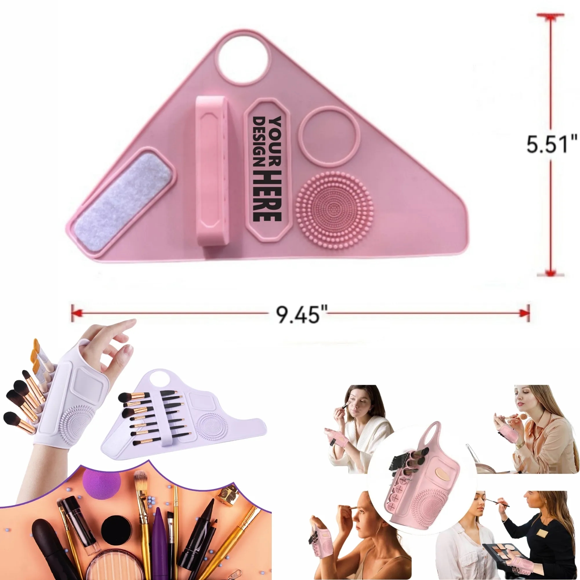 Silicone Makeup Helper, Multifunctional Beauty Wrist Strap 2