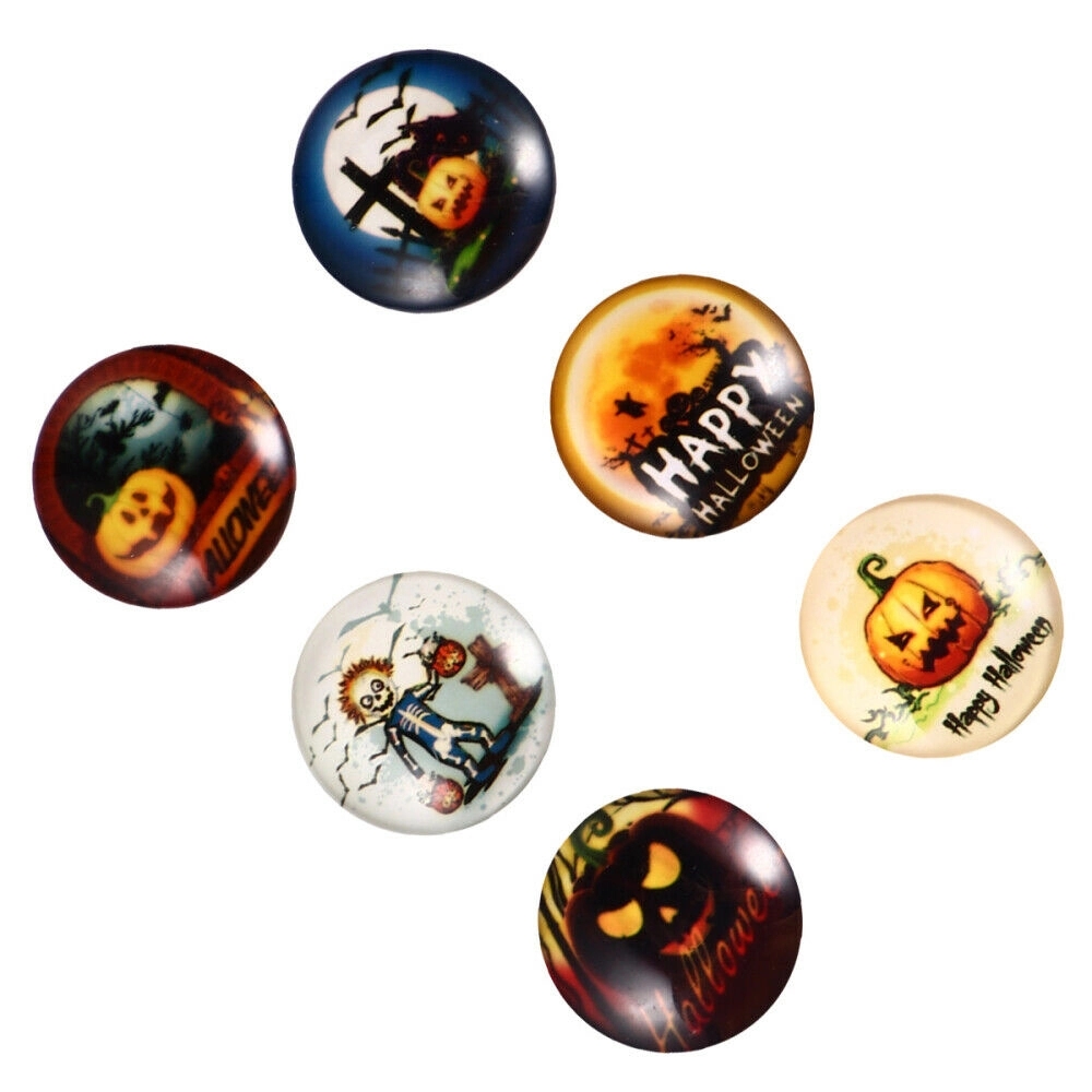 Epoxy Dome Round Crystal Glass Fridge Magnets 2