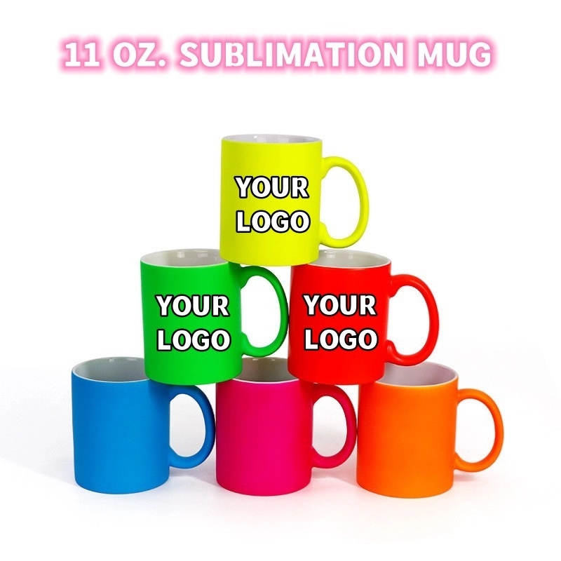 Fluorescence Coffee Mug 11 oz Ceramic Sublimated Cups 3