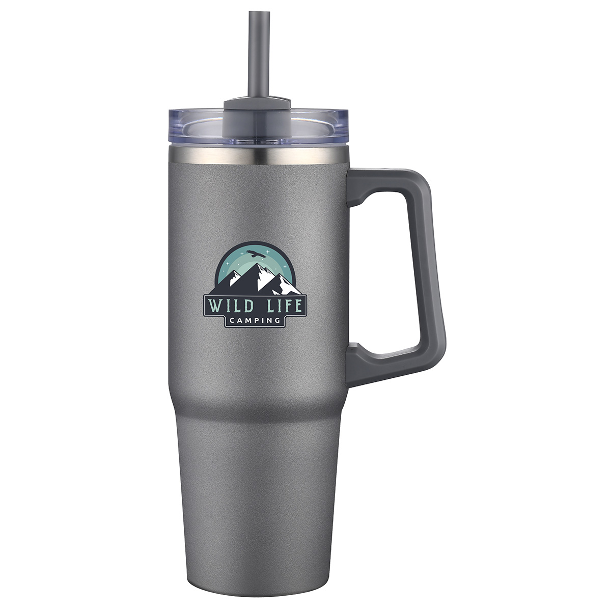 Milo 30 oz Vacuum Insulated Stainless Steel Mug with Straw 21