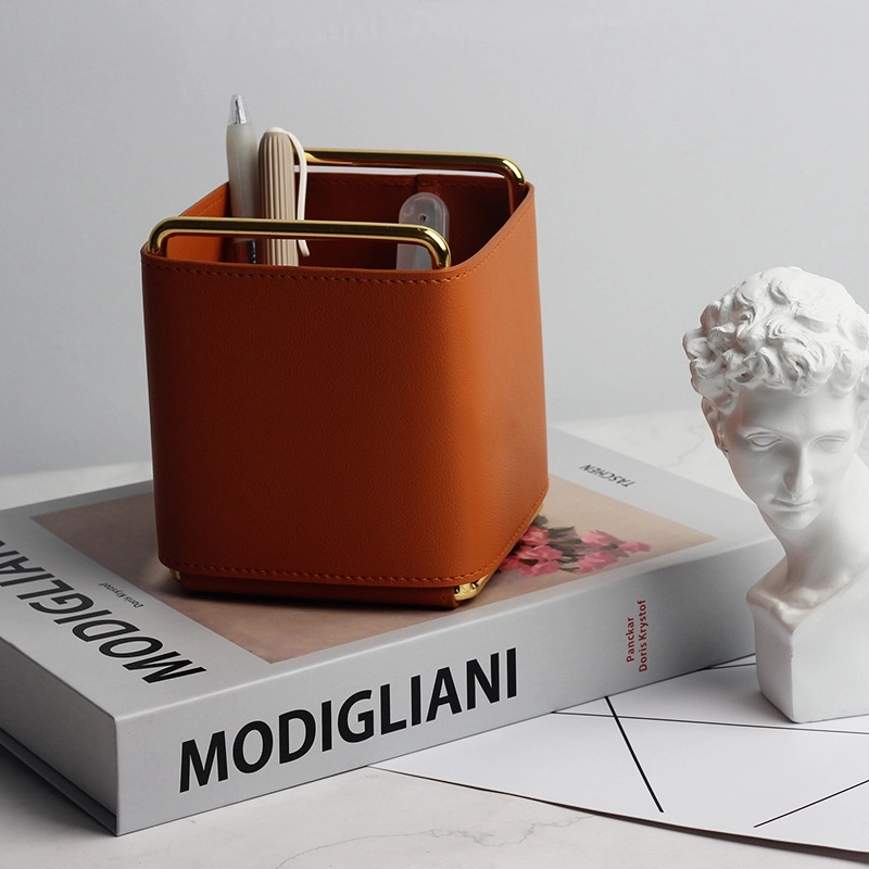 Leather multifunctional storage box 13