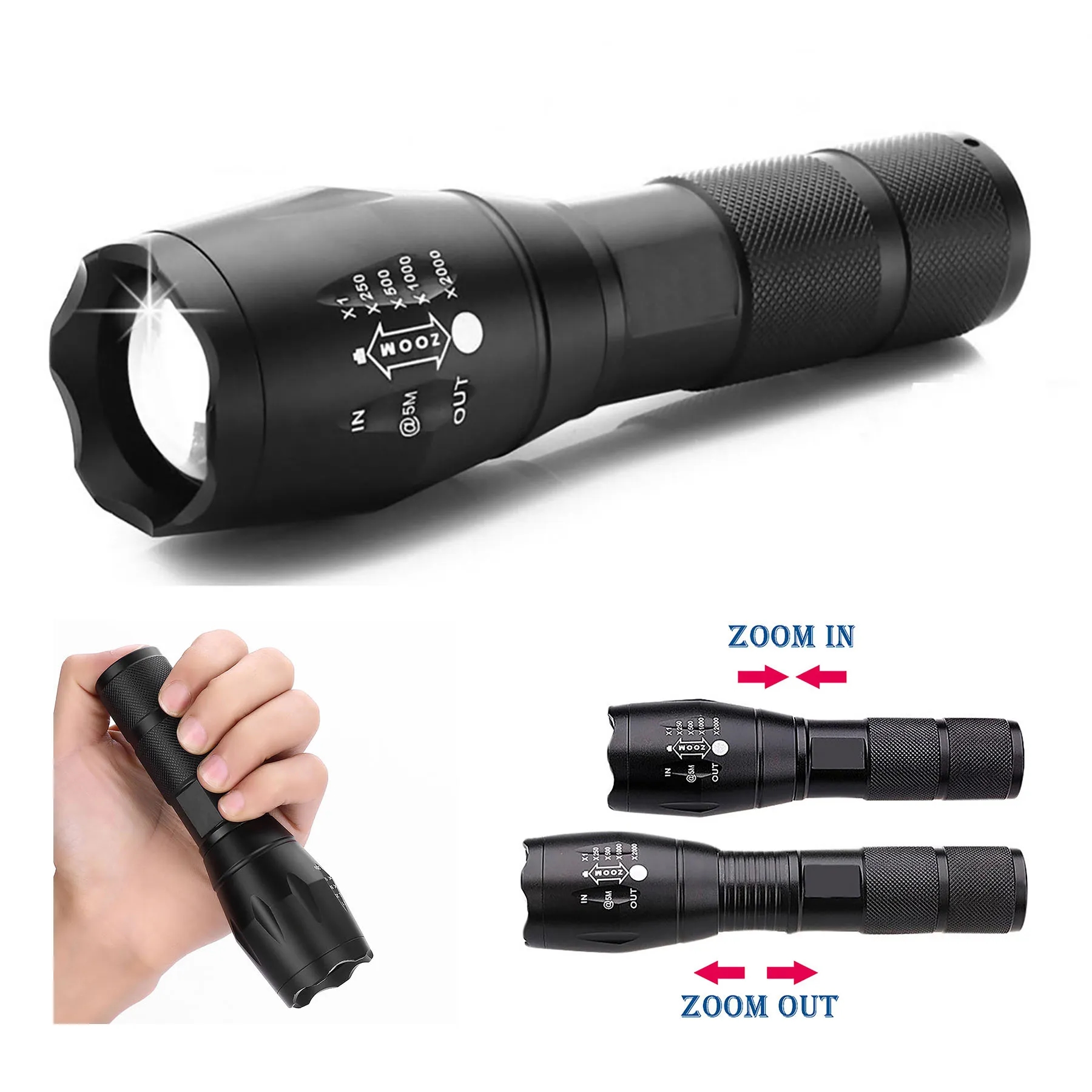 Aluminum LED Flashlight 7
