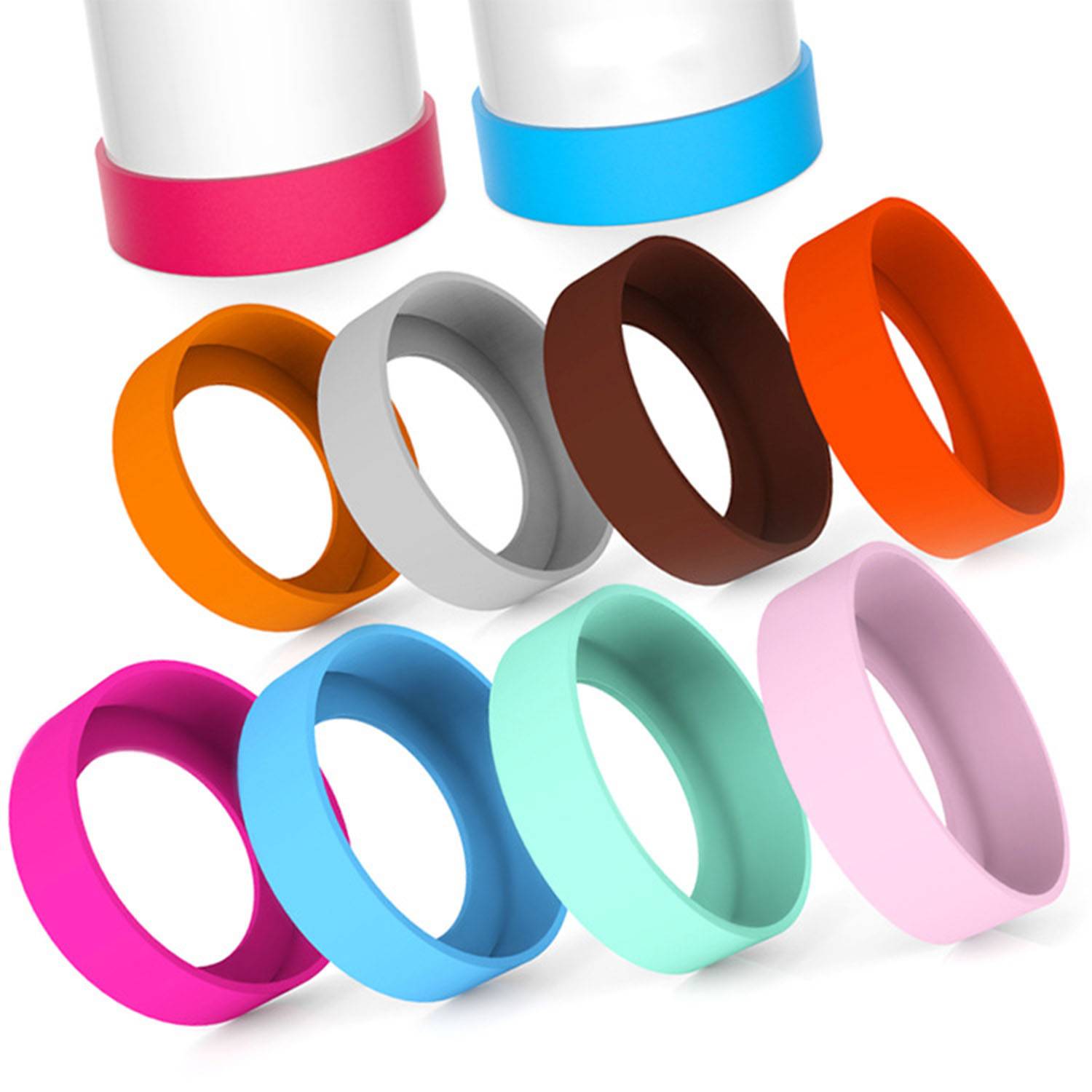 Round silicone cup coaster 7