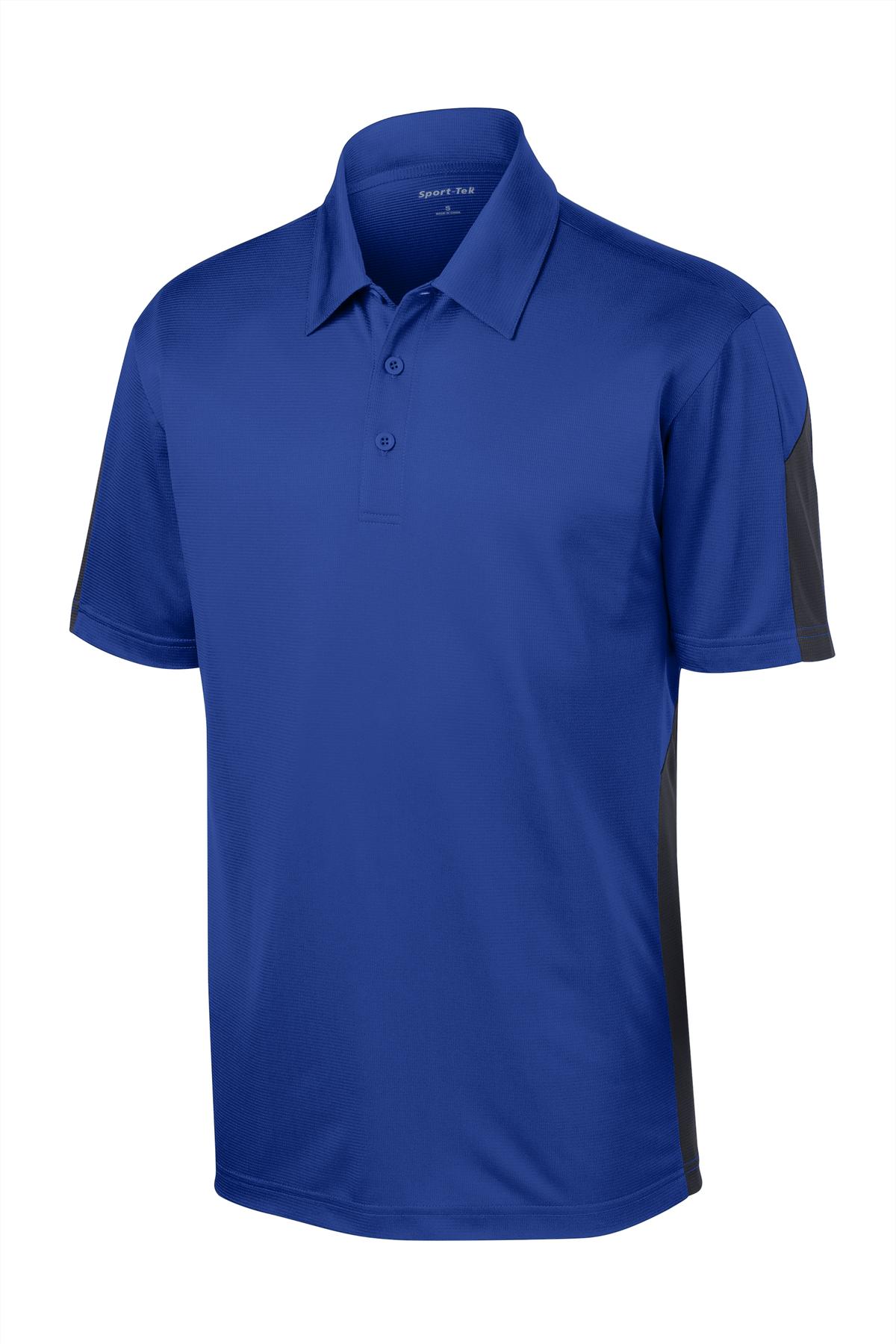 Sport-Tek PosiCharge Active Textured Colorblock Polo. ST695 8