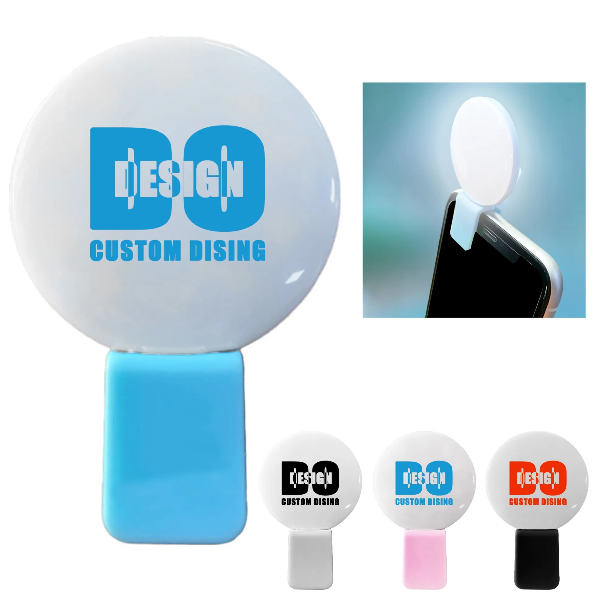 Rechargeable Mini Clip-On Selfie Light 2