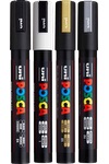 POSCA 4 Piece Metallic Marker Set with Bag 39
