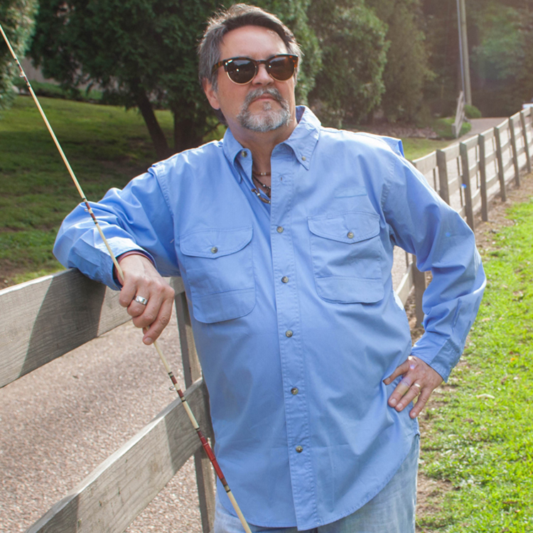 Cotton Poplin Fishing Shirt - Long Sleeve 2
