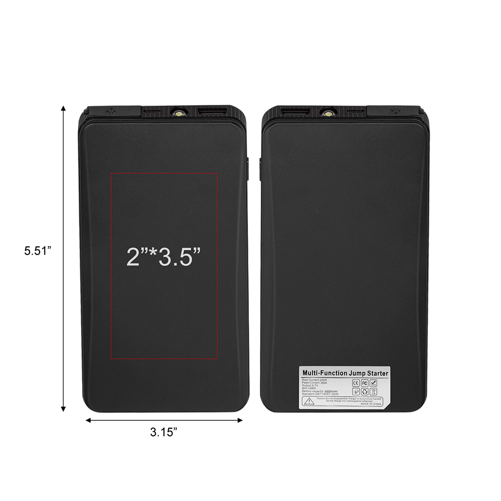 Indra 5400mAh Car Jump Starter