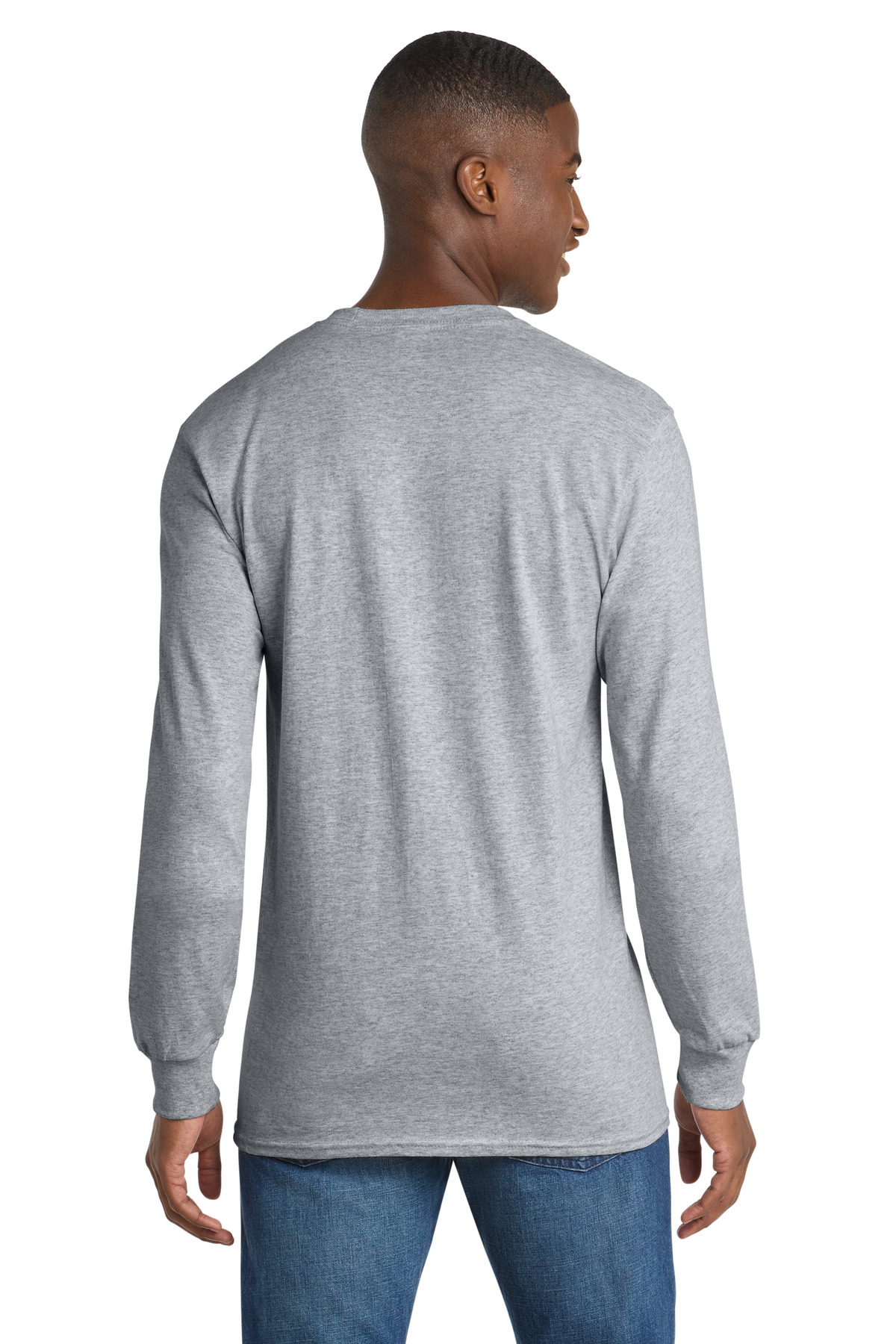 Port & Co Long Sleeve Core Cotton Tee. PC54LS 198