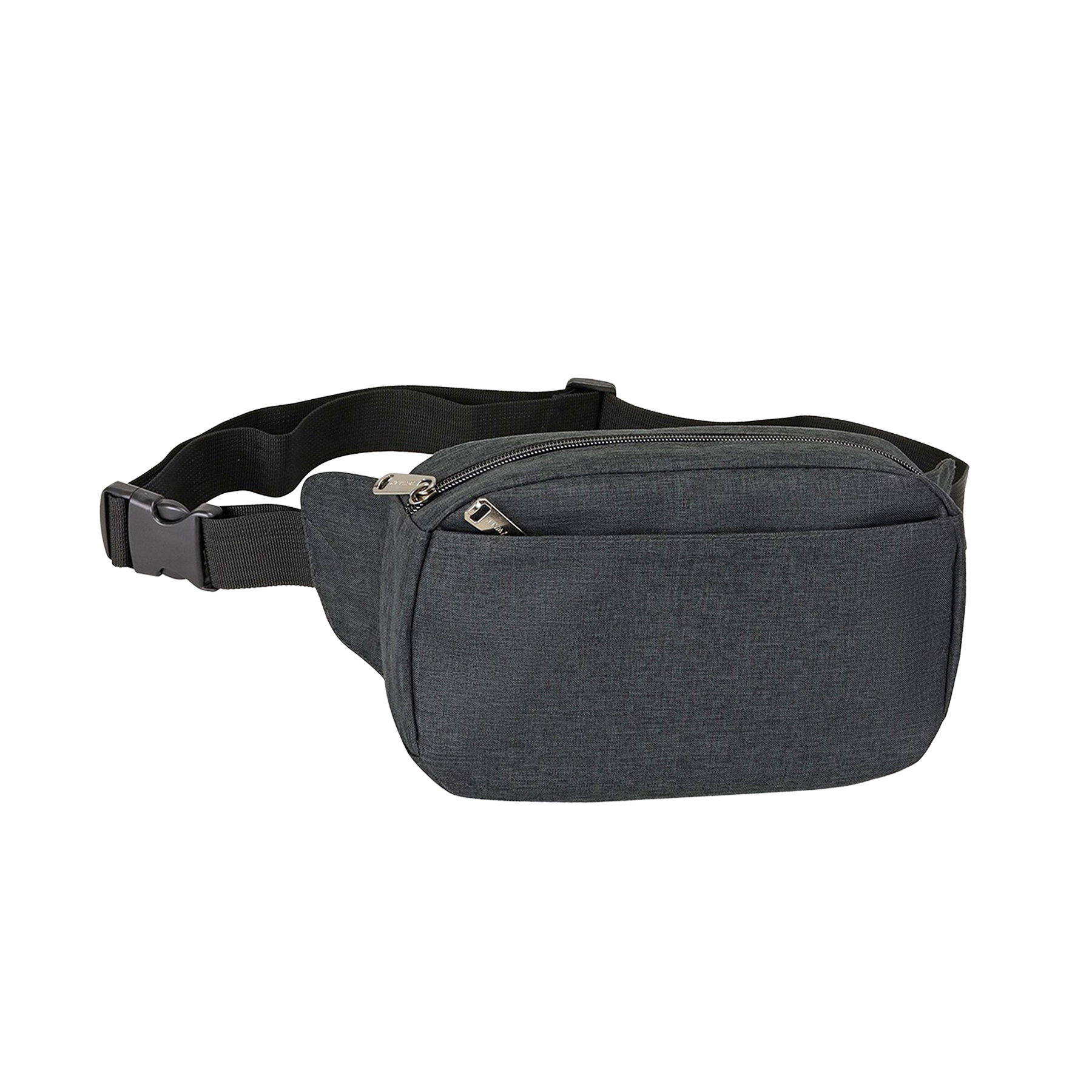 Heather Rounded 3 Pockets Fanny Pack 3