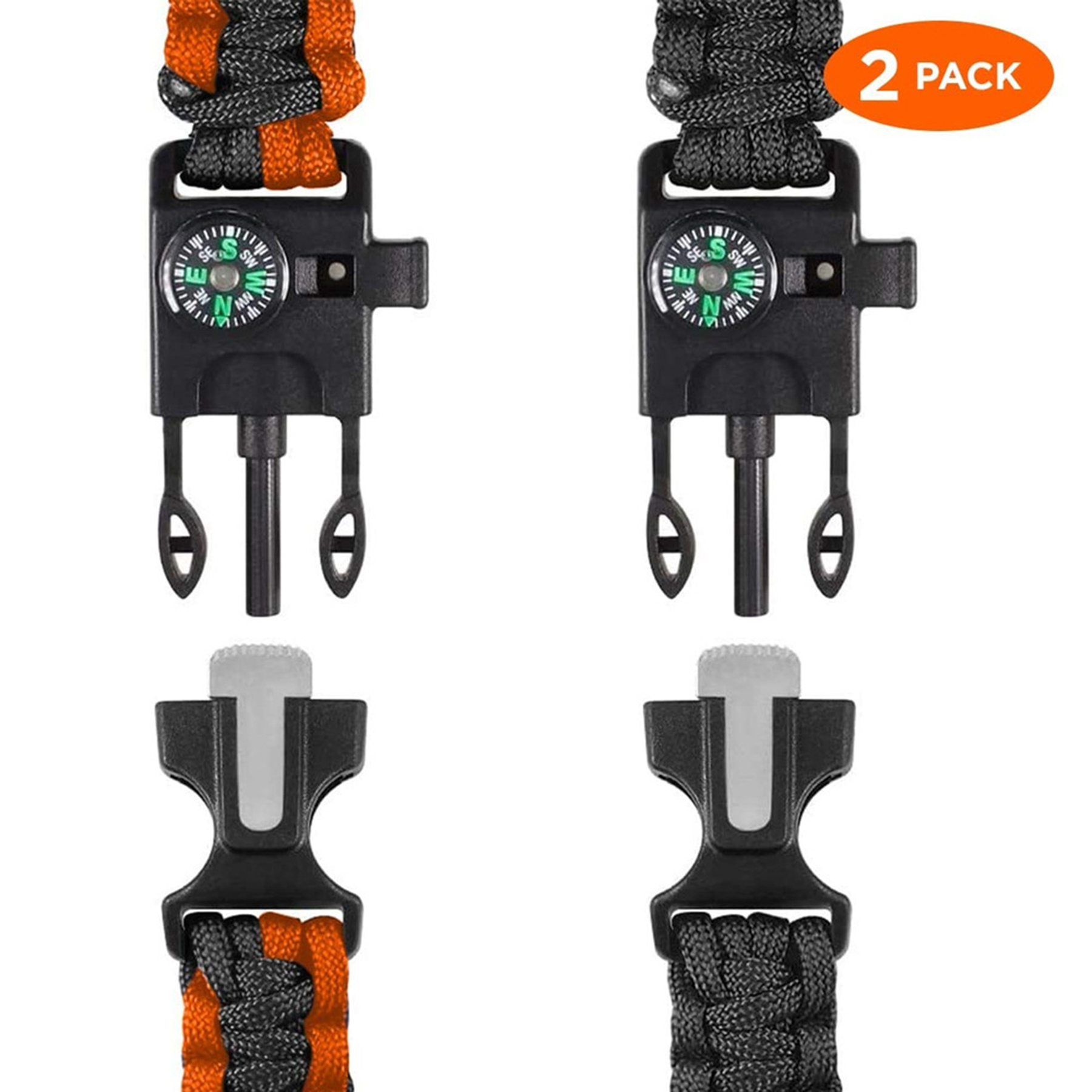 Camping Safety Survival Paracord Bracelet 2